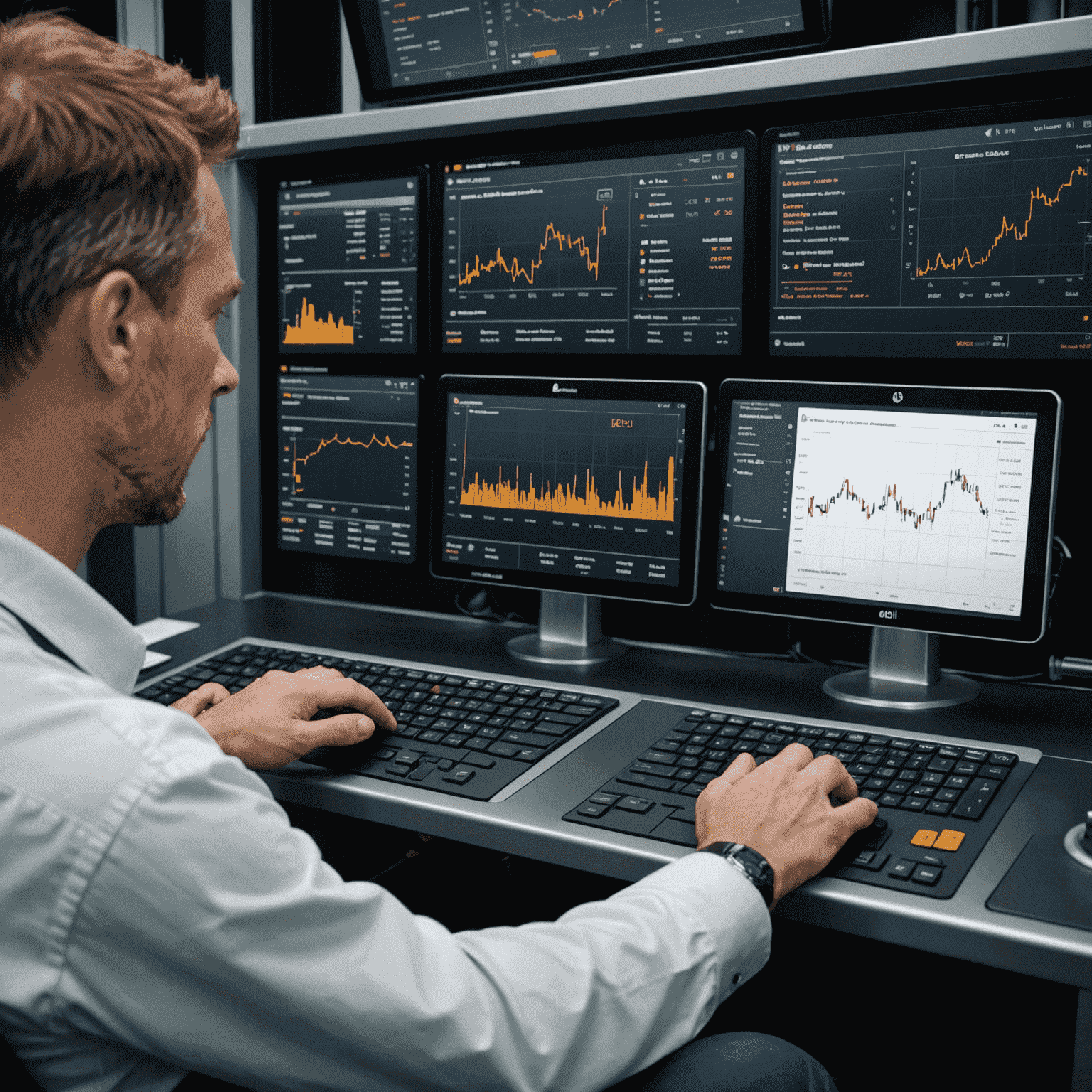 Digital dashboard showing real-time production data and optimization algorithms for oil and gas extraction